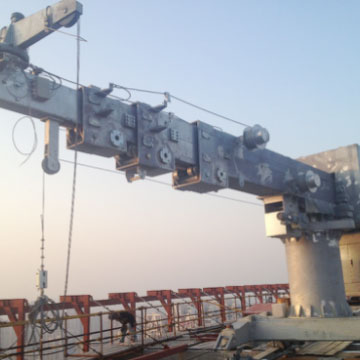 大型三节伸缩式擦窗机